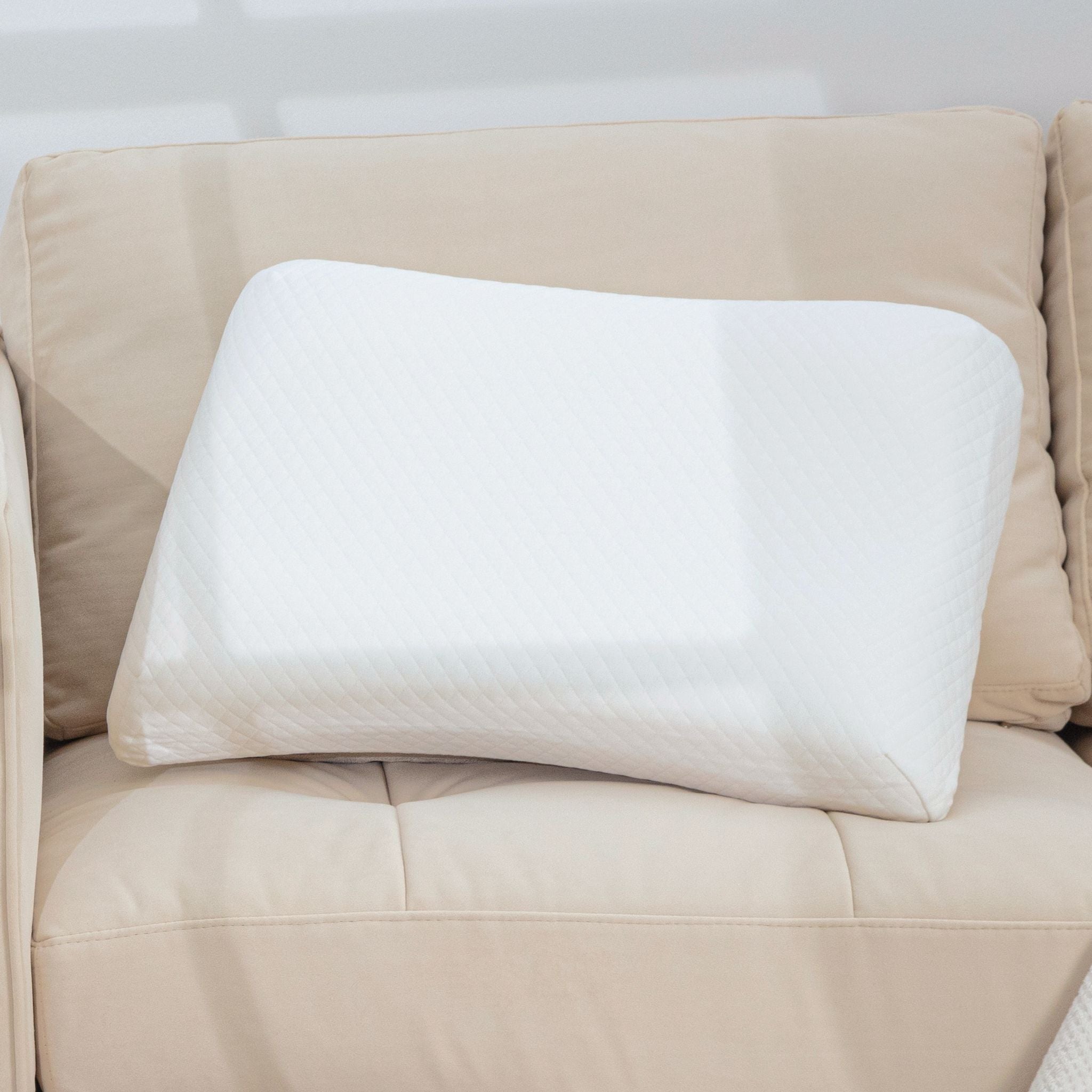 Curved Back Cushion, Memory Foam Support Pillows